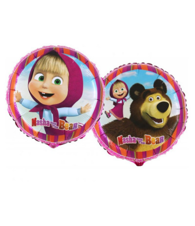 Palloncino Mylar Masha E Orso- 40 cm >> Dolci e Decori