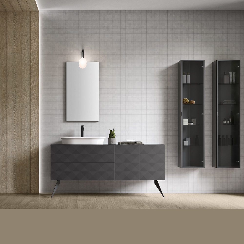 Mobile Bagno con lavabo appoggio