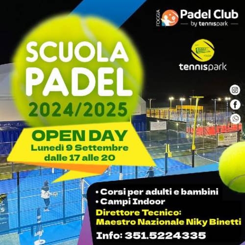 Open day 09 Settembre 2024